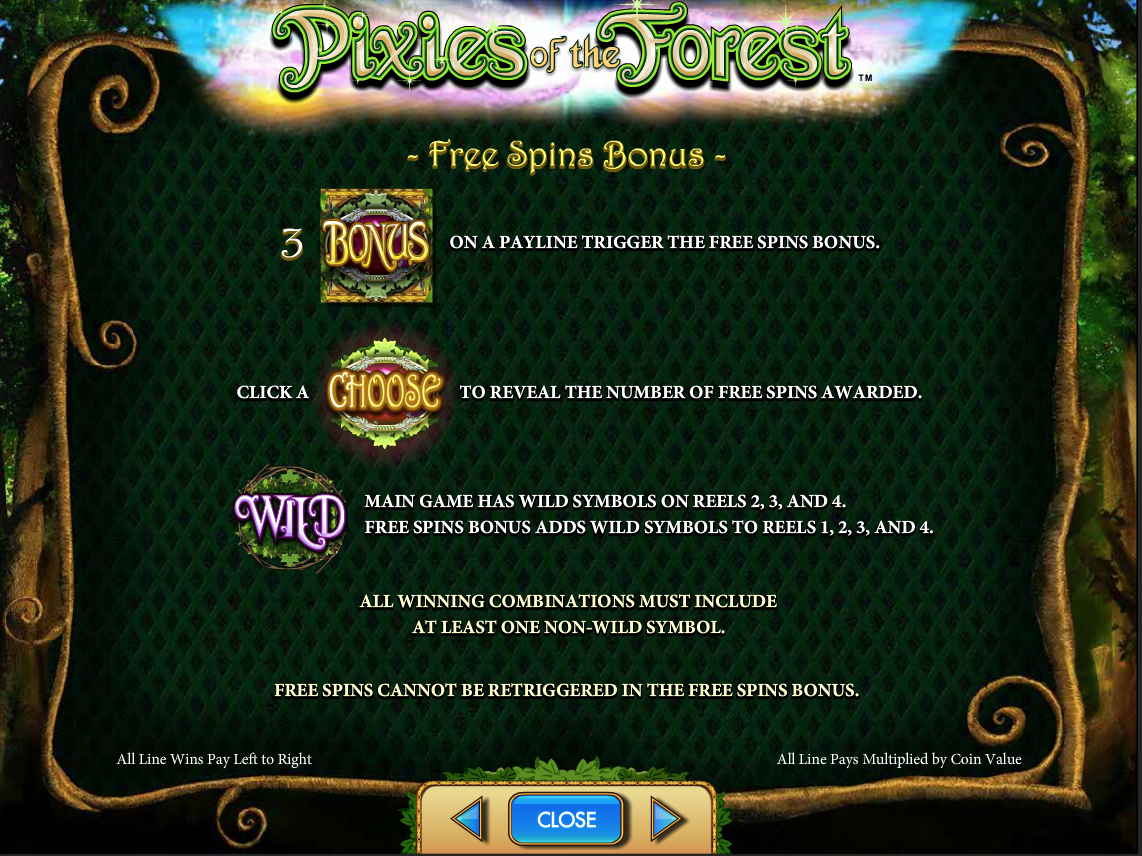 Pixies of the Forest slot UK